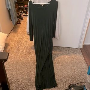 Long sleeve forest green formal dress from LuLus